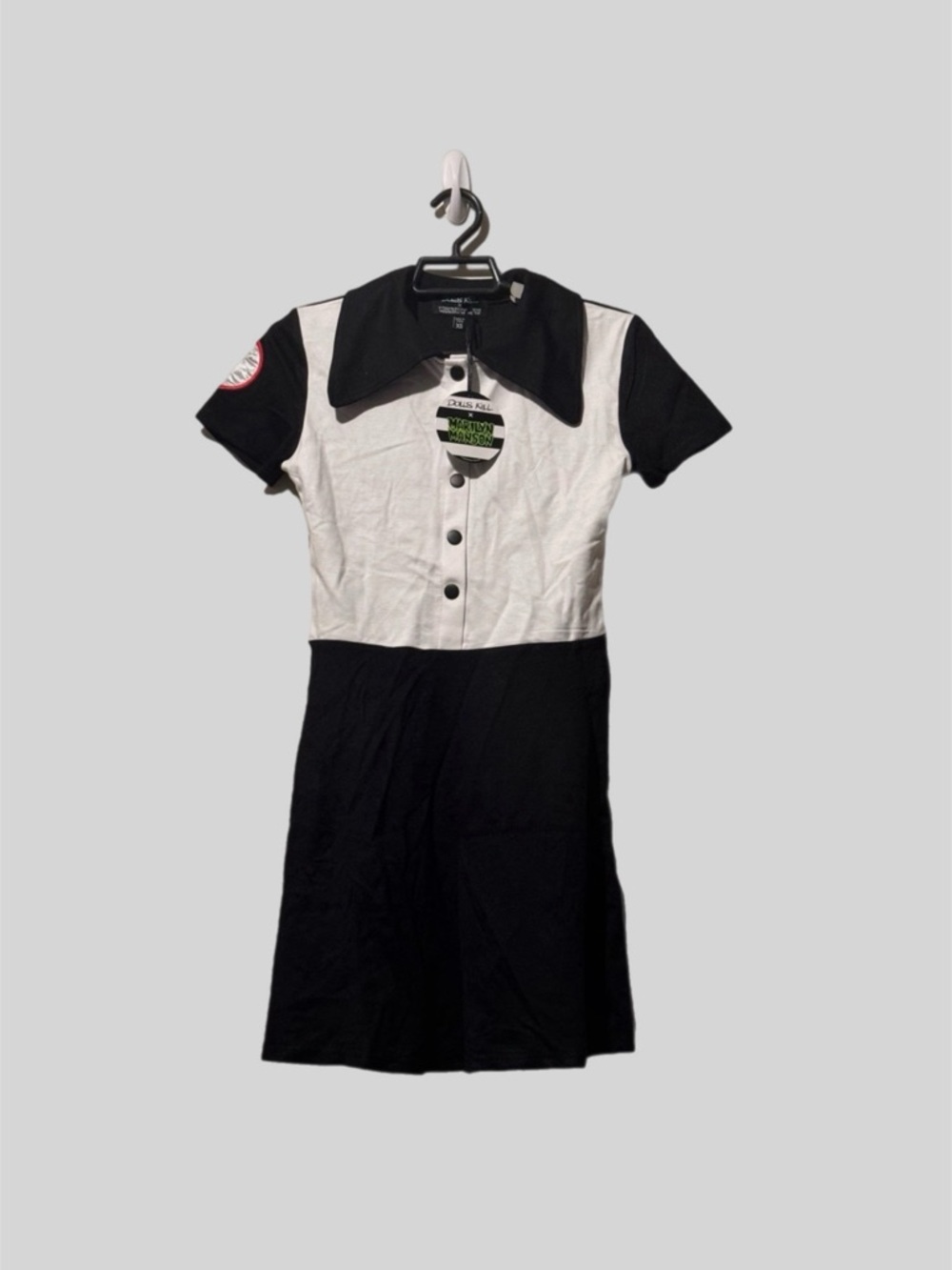 Dolls Kill x Marilyn Manson (K) Unreleased Rare Goth Skater Dress XS Very Rare